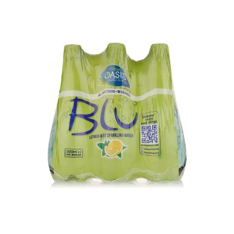 Oasis Blu Sparkling Water Lemon&Mint 500mlx6