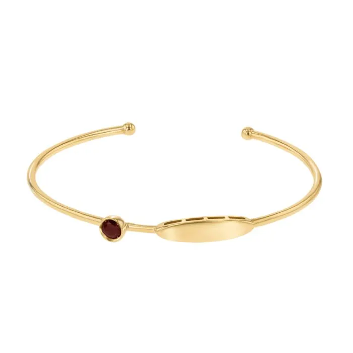 Children's Jewellery Ara Garnet January Birthstone Bangle