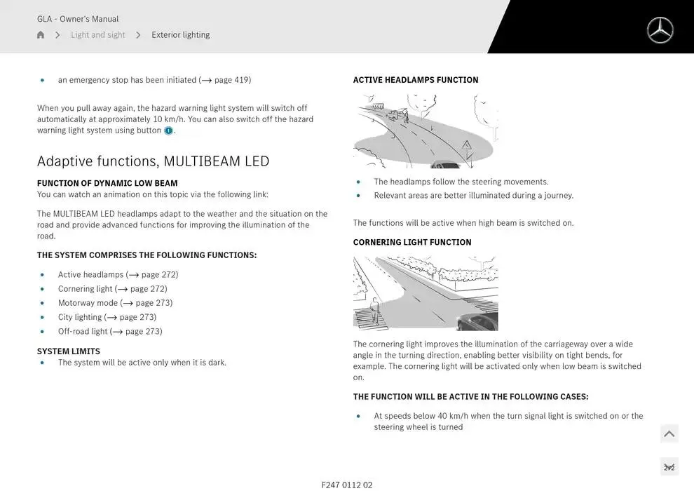 GLA SUV from 14 January to 30 April 2025 - Offers page 272