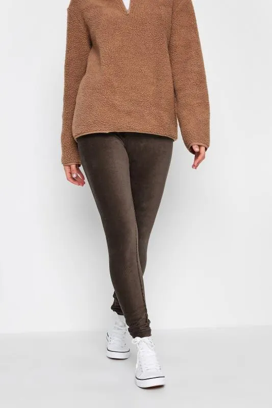 LTS Tall Dark Brown Cord Leggings