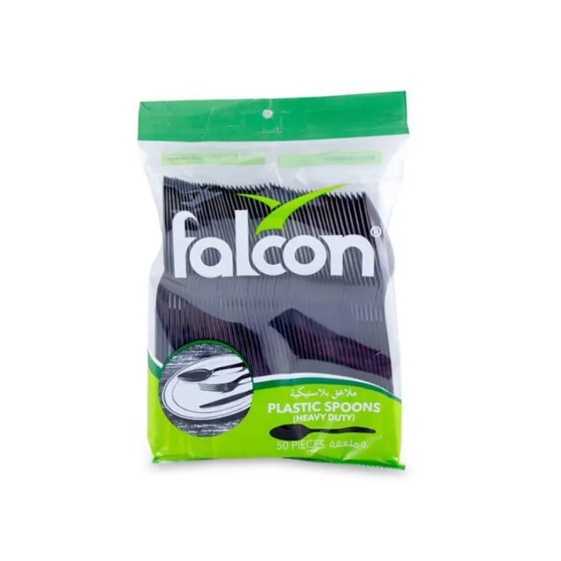 Falcon Plastic Spoon Black 50's