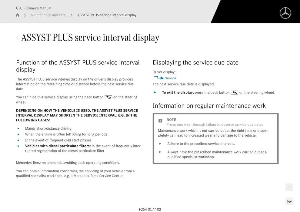 GLC SUV from 14 January to 30 April 2025 - Offers page 712