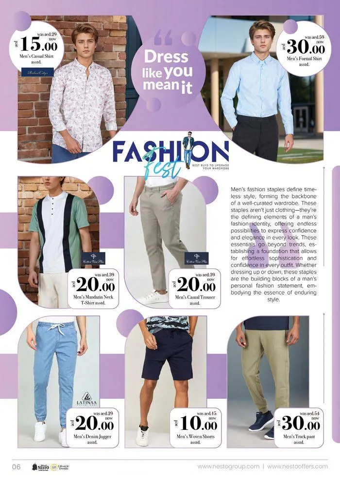 Nesto FASHION FEST from 9 September to 14 October 2024 - Offers page 6