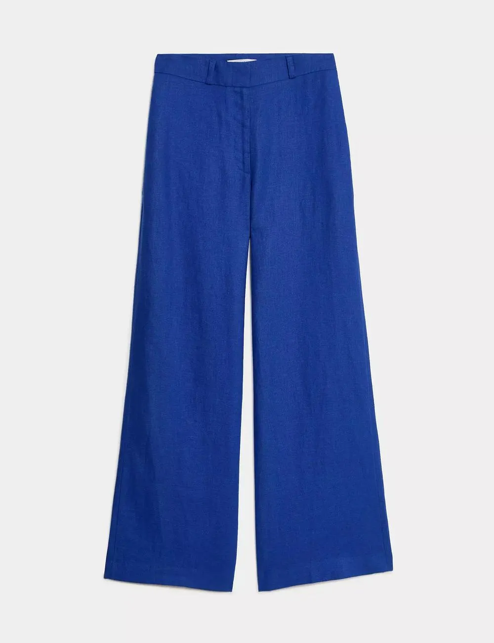 Pure Irish Linen Wide Leg Trousers
