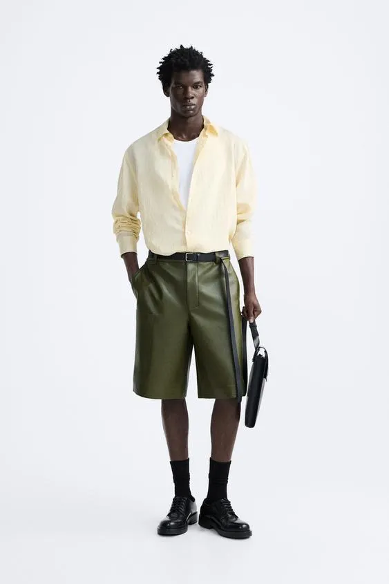 CONTRAST STRIPED SHIRT