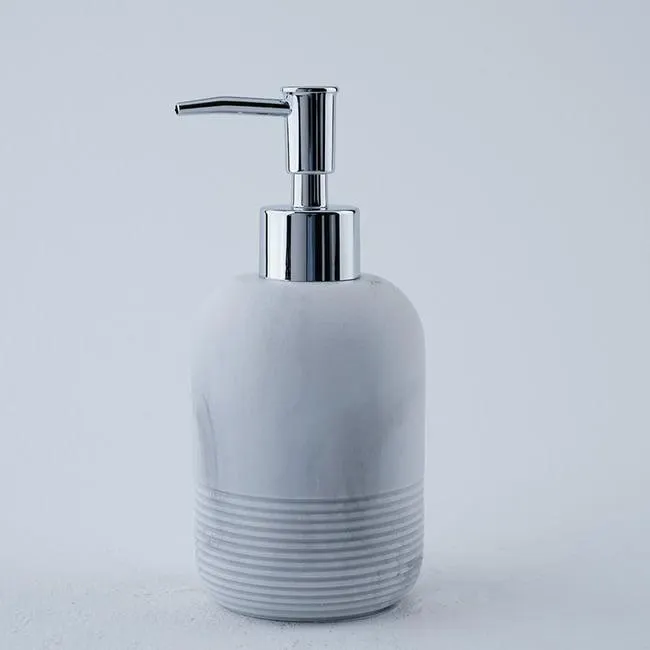lewis soap dispenser 7.6x7.6x16.6cm-white