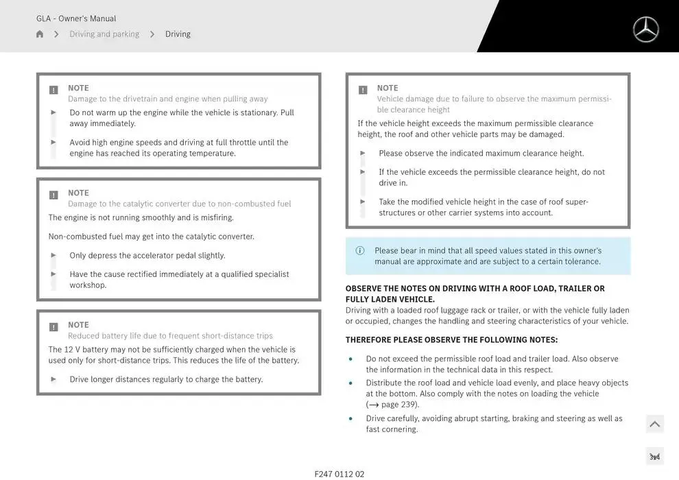 GLA SUV from 14 January to 30 April 2025 - Offers page 314