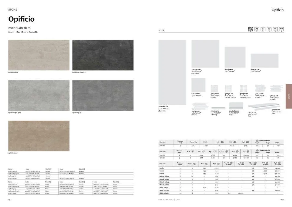 Surfaces Porcelain and Ceramics 2024 from 2 February to 31 December 2024 - Offers page 98