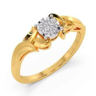 Aaralyn Miracle Plate Diamond Ring