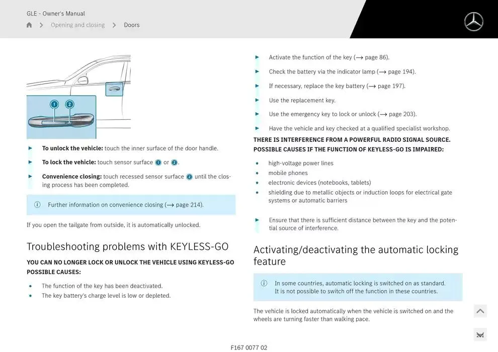 GLE SUV from 14 January to 30 April 2025 - Offers page 201