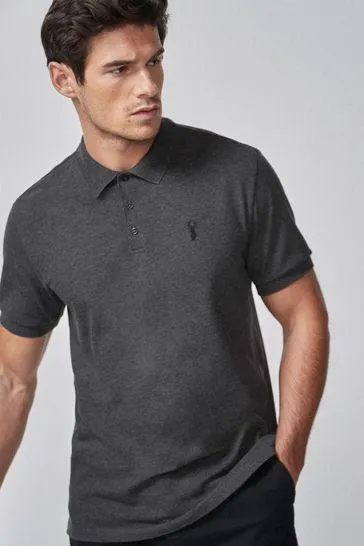 Short Sleeve Pique Polo Shirt