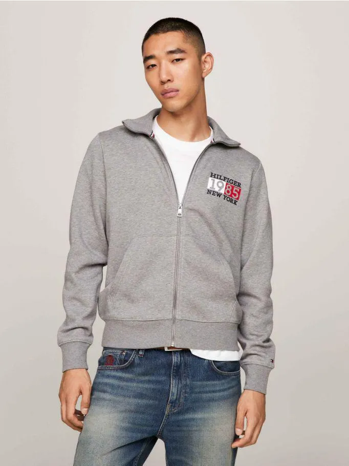 New York Flag Zip-Thru Sweatshirt