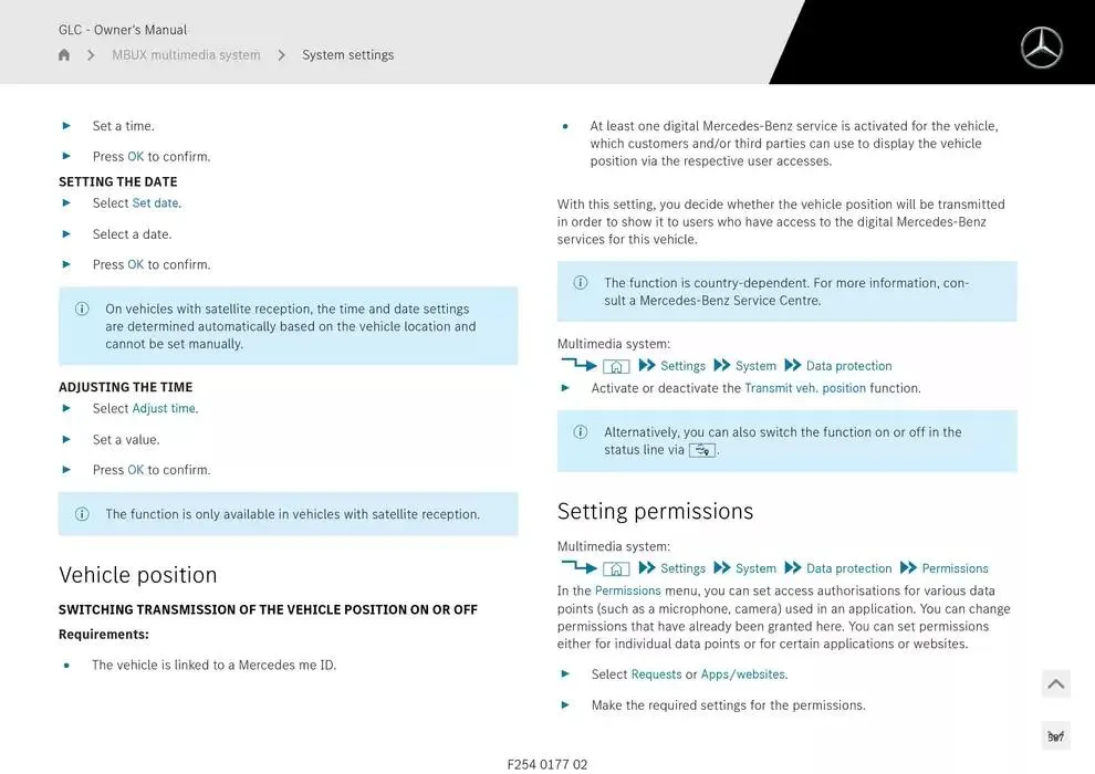 GLC SUV from 14 January to 30 April 2025 - Offers page 587