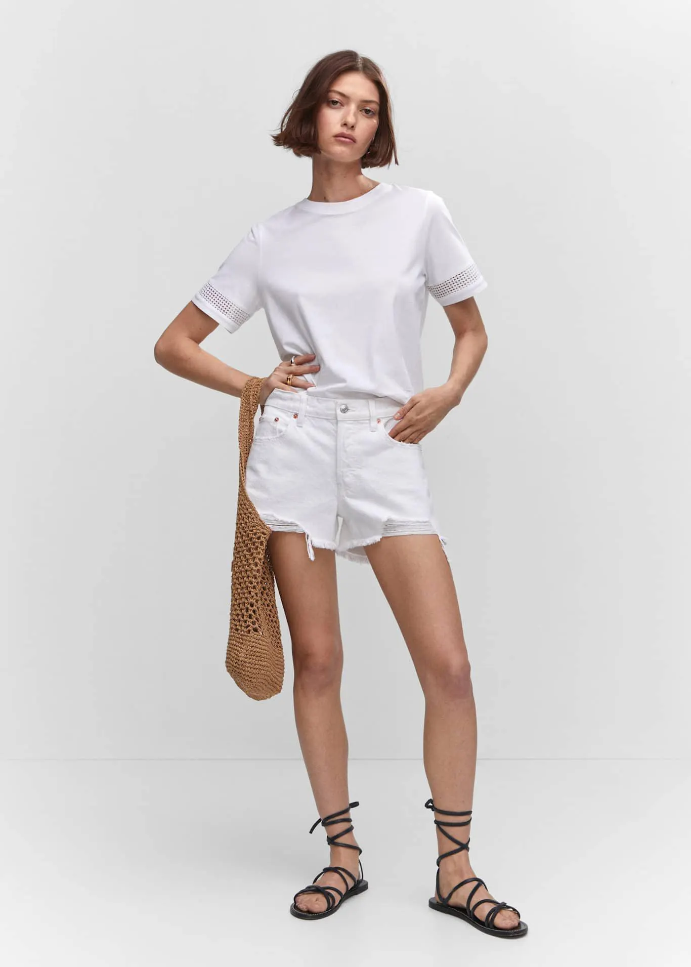 Sleeve detail t-shirt