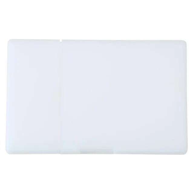 Polypropylene Card Case, Double Storage, 30 Cards Capacity, White