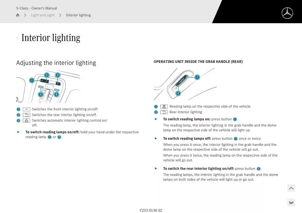 S-Class Saloon Long from 14 January to 30 April 2025 - Offers page 267