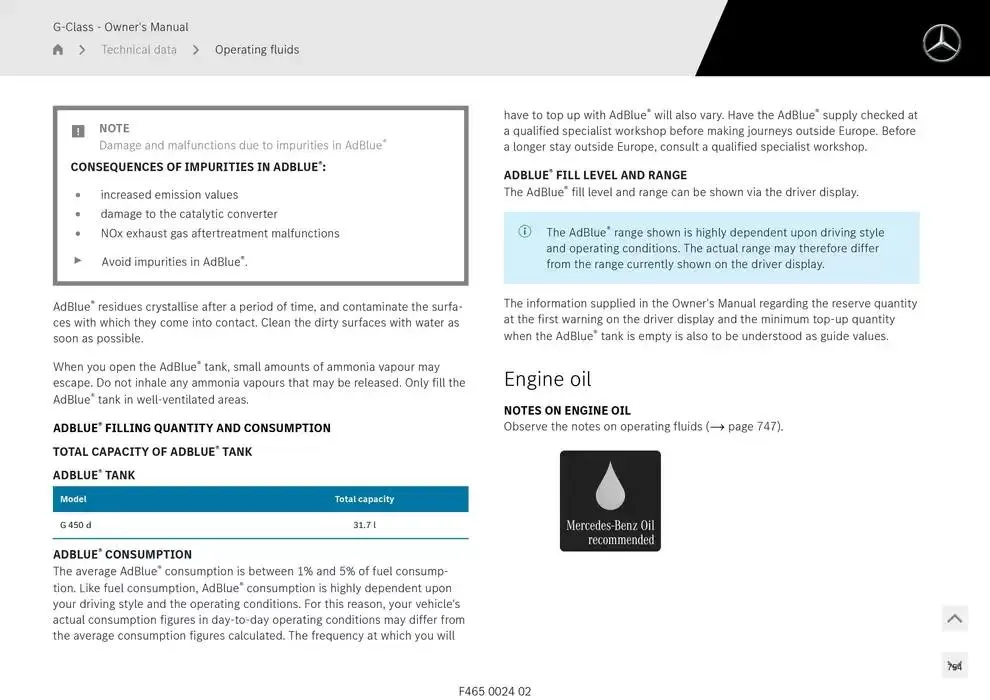 G-Class SUV from 14 January to 30 April 2025 - Offers page 754