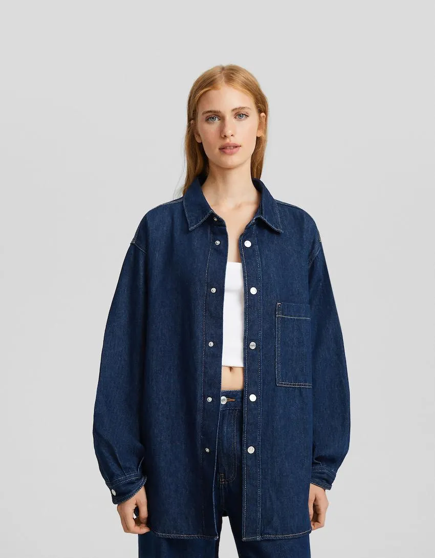 Denim overshirt