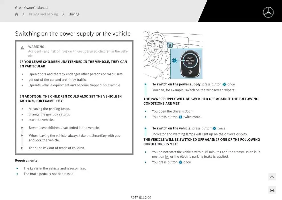 GLA SUV from 14 January to 30 April 2025 - Offers page 305