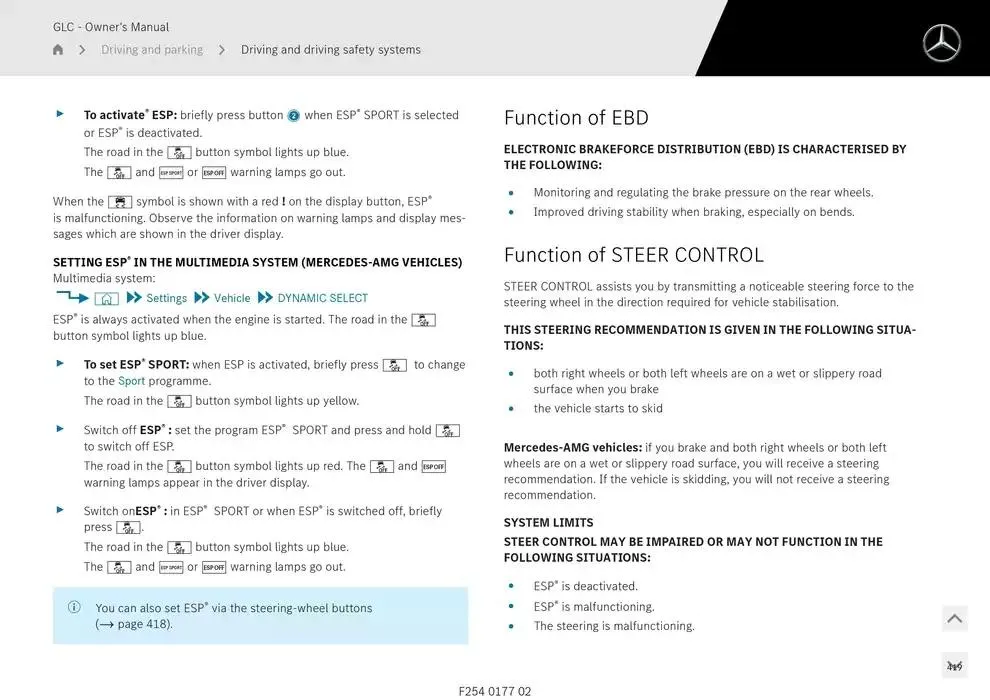 GLC SUV from 14 January to 30 April 2025 - Offers page 419