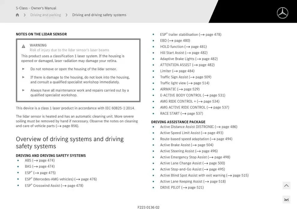 S-Class Saloon Long from 14 January to 30 April 2025 - Offers page 360