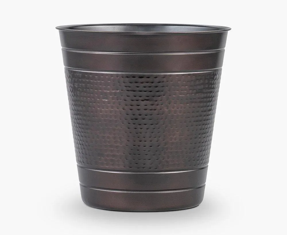 Neo Hammered Waste Basket