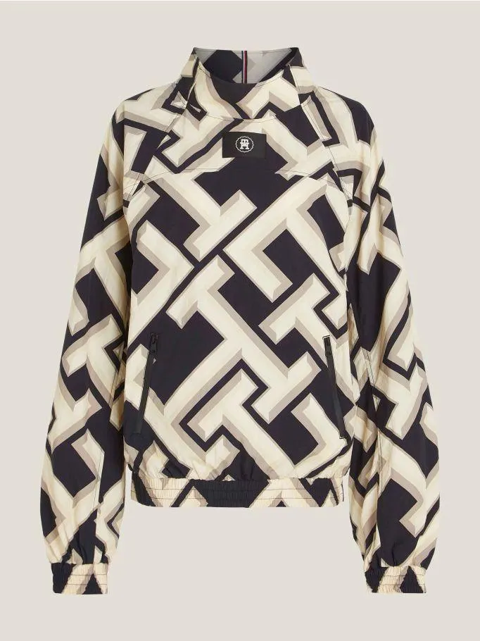 Sport Water Resistant Oversized Popover Jacket