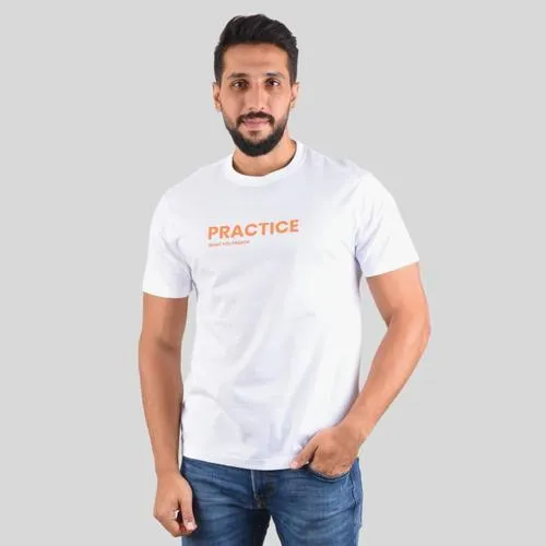 Men's Message Print Tee