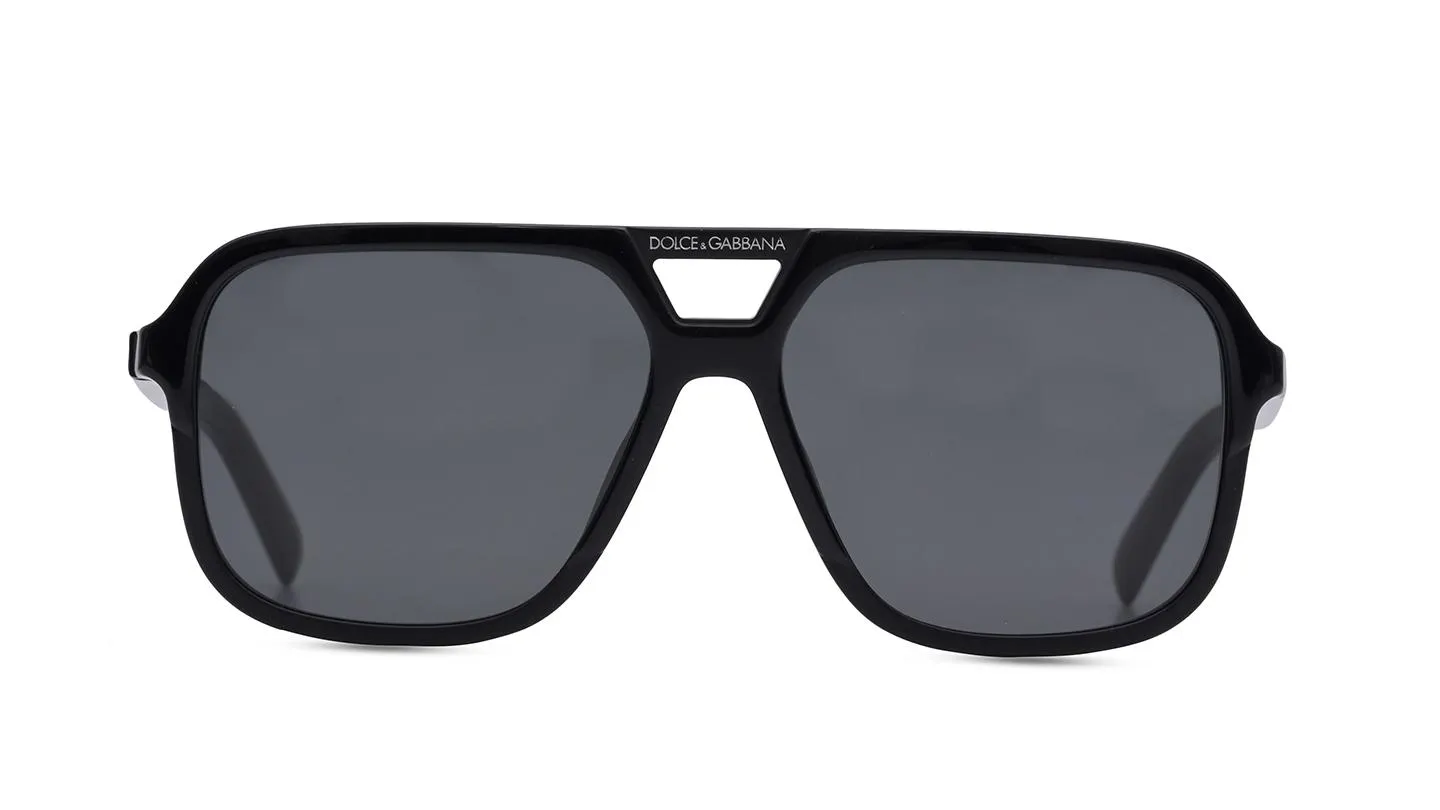 Men Square Black Sunglass