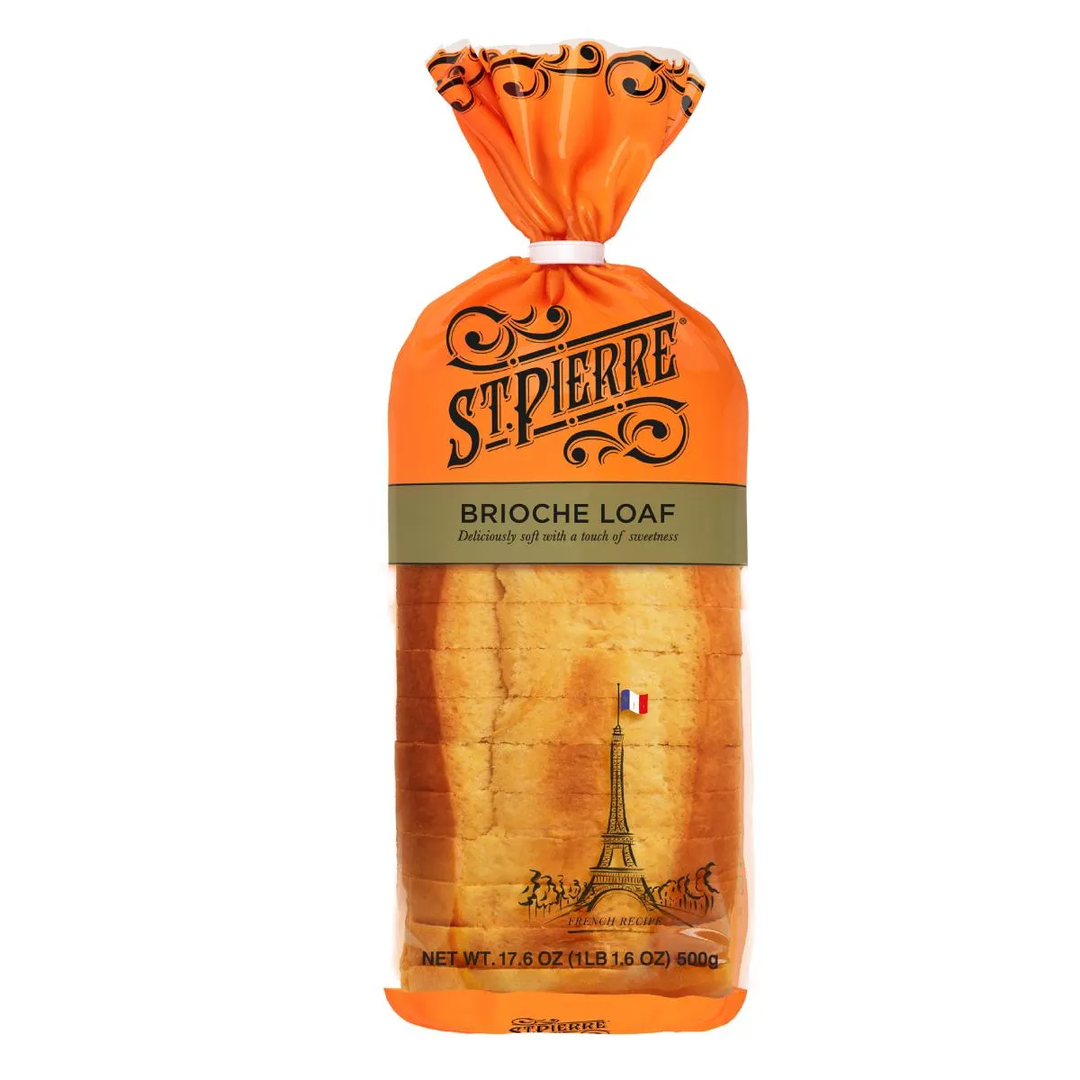St Pierre Sliced French Brioche Loaf 500 g