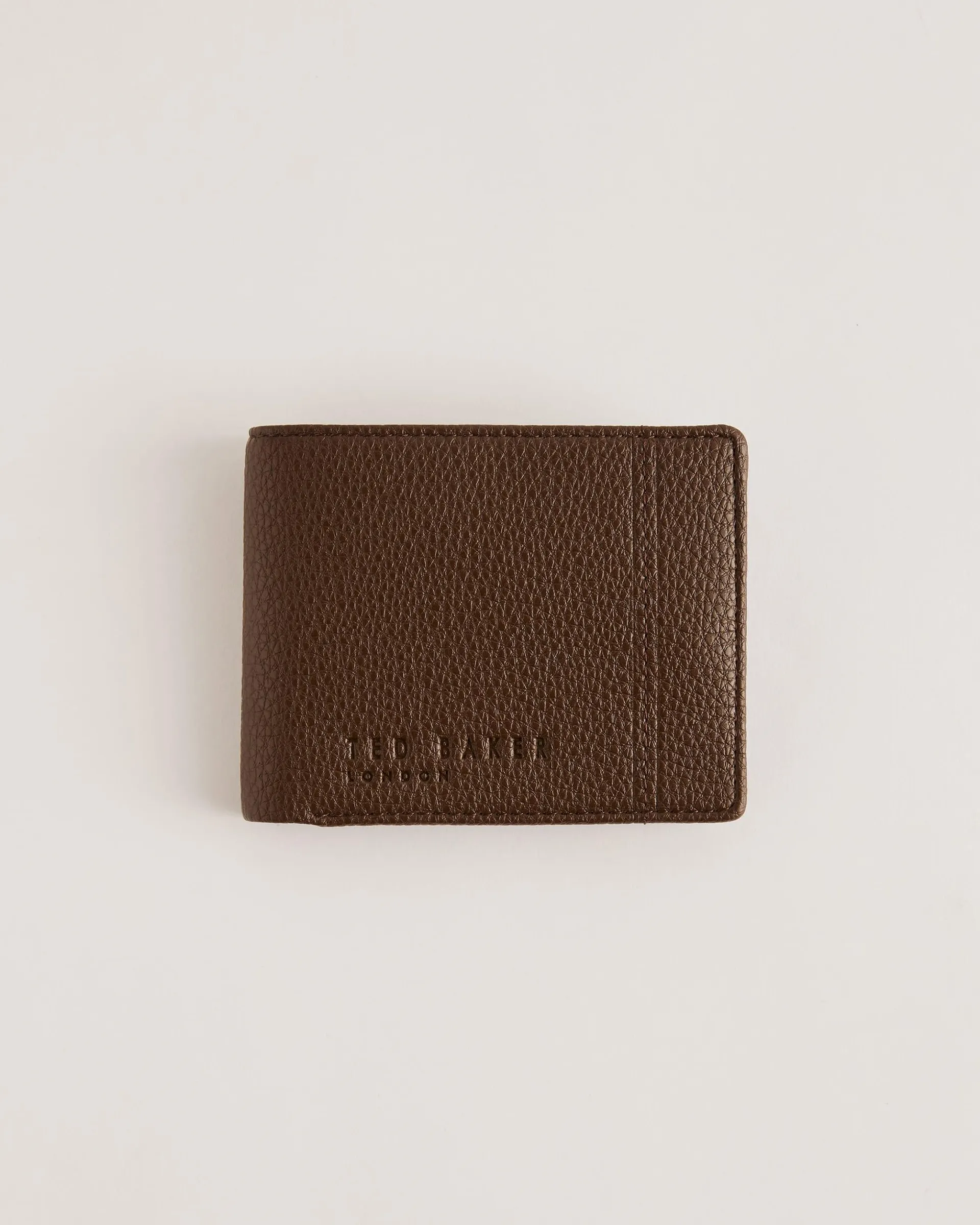 Kariii Debossed Textured Leather Wallet Brn-Choc