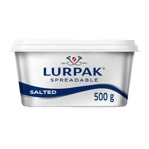 Lurpak Spreadable Butter Salted 500g