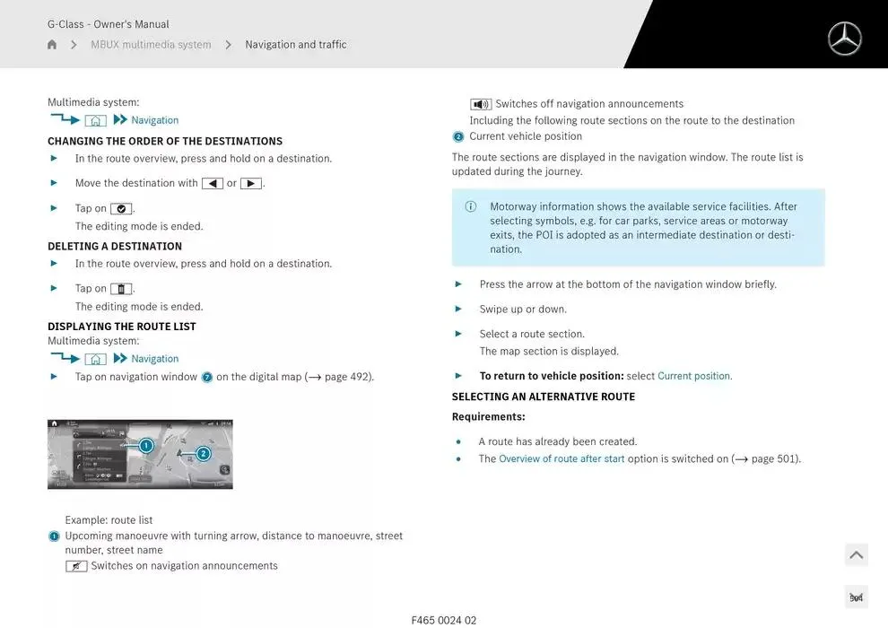 G-Class SUV from 14 January to 30 April 2025 - Offers page 504