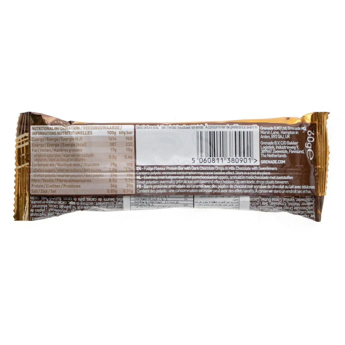 Grenade Carb Killa Fudge Up Protein Bar 60 g