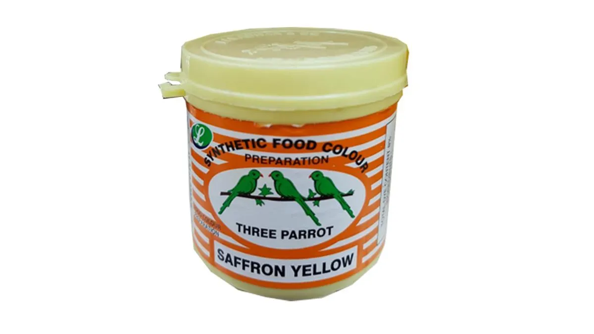 FC 3 PARROT SAFFRN YELLOW 100GM