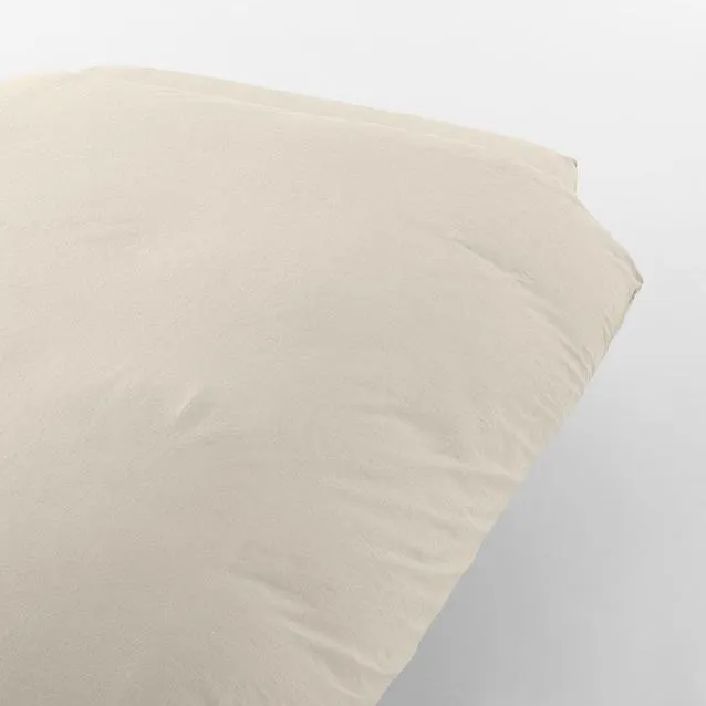 Washed Cotton Duvet Cover , W 210 x L 210 cm , Queen