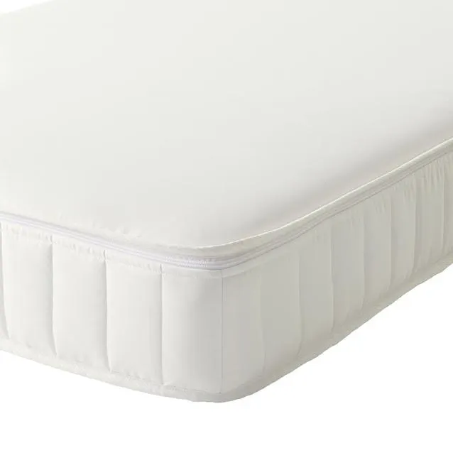 Pocket Coil Spring Mattress, W 140 x D 195 x H 19 cm, Double, White