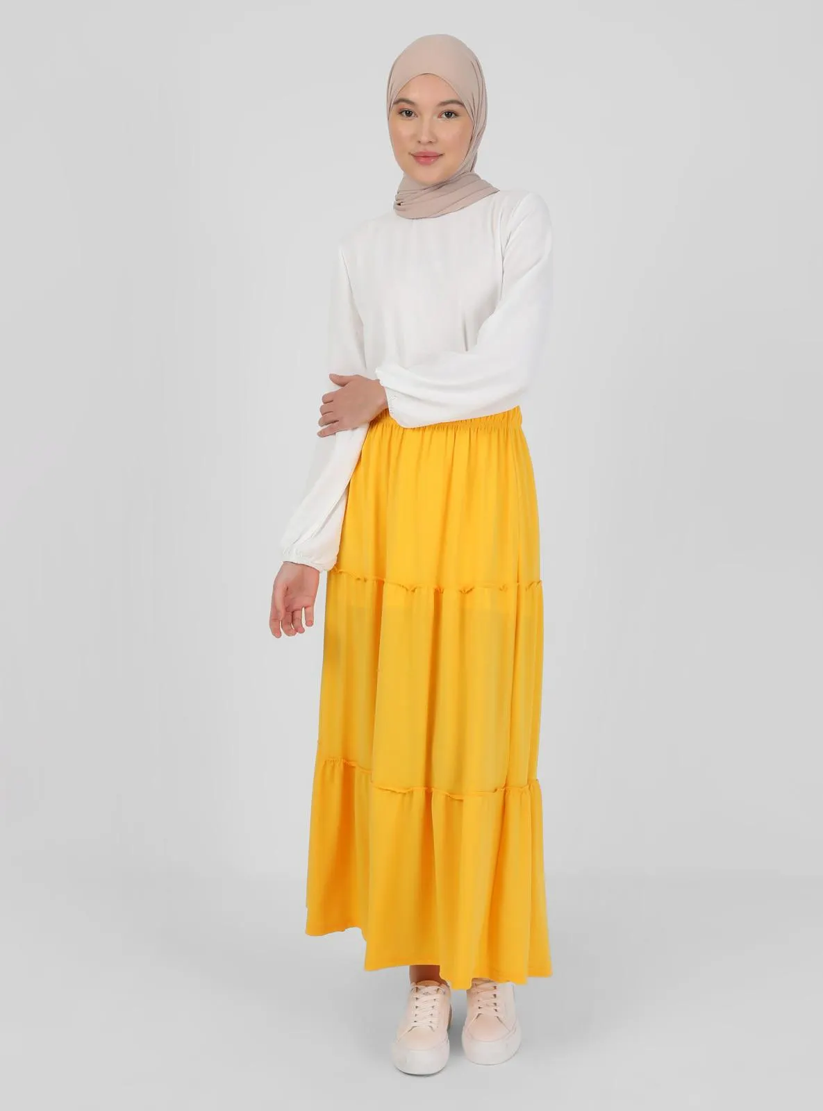 Mustard - Unlined - Skirt