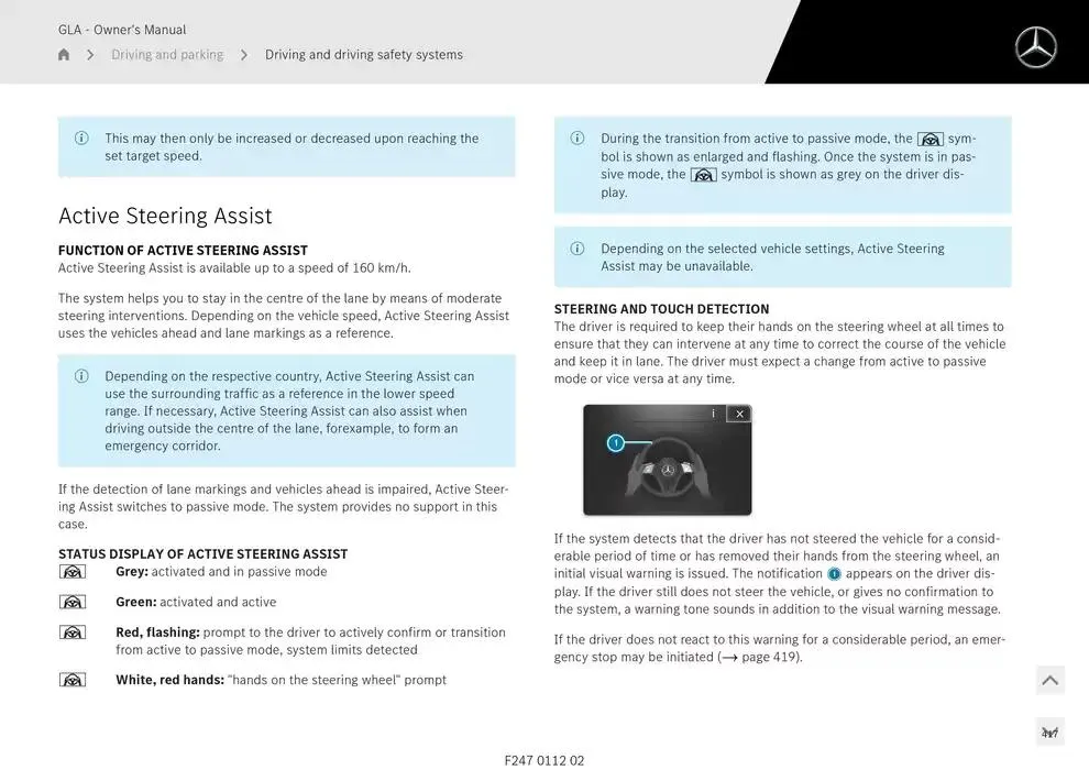GLA SUV from 14 January to 30 April 2025 - Offers page 417