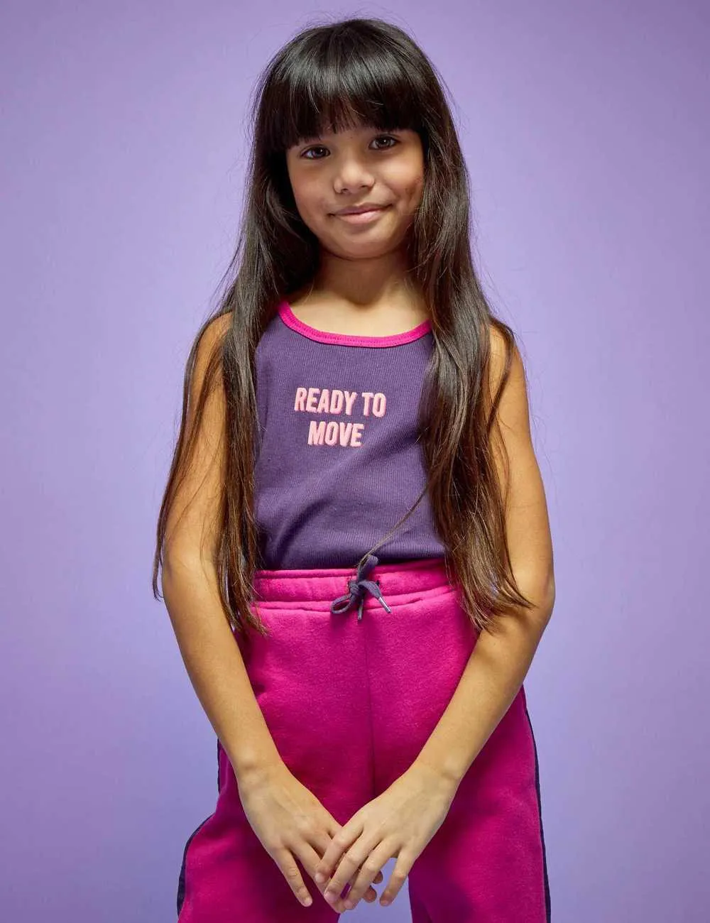 'Ready to move' vest top