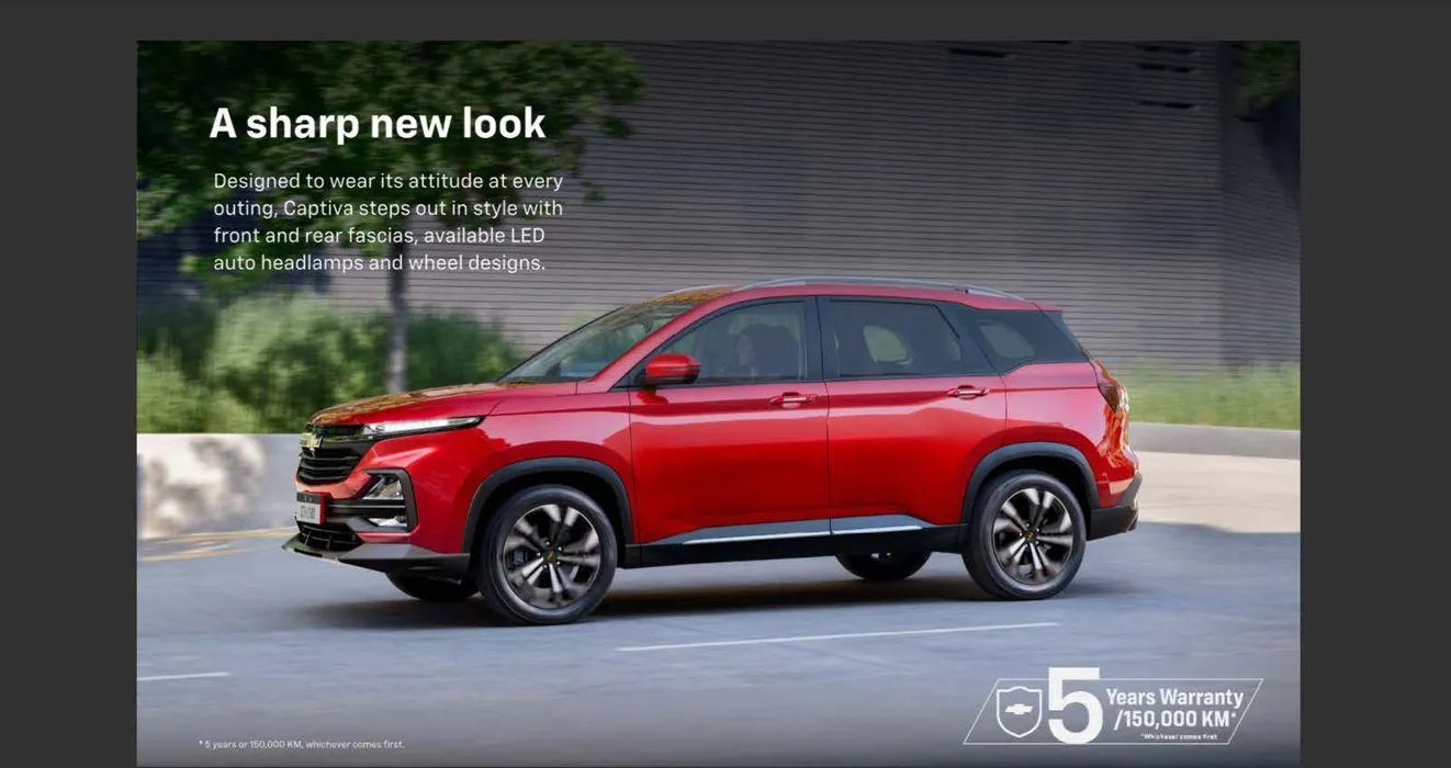 The 2025 Captiva from 2 September to 31 December 2024 - Offers page 2