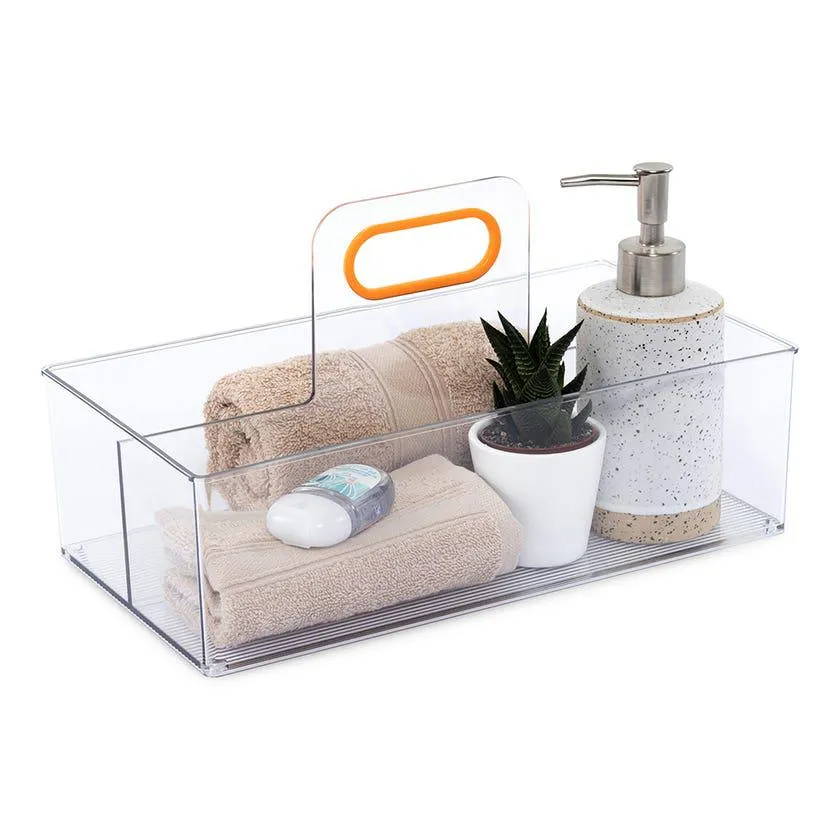 Portable Storage Box, Clear - 32.8x18.3 cm