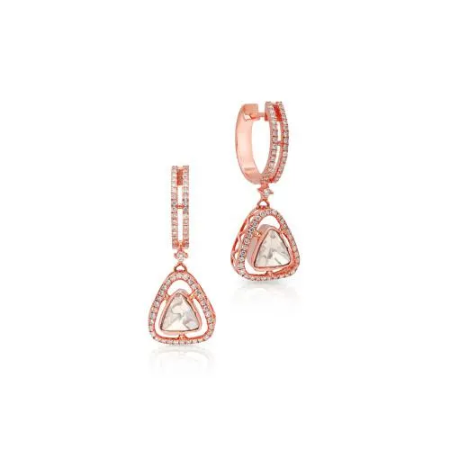 Viraaz Uncut Diamond Earring ERFTP11202