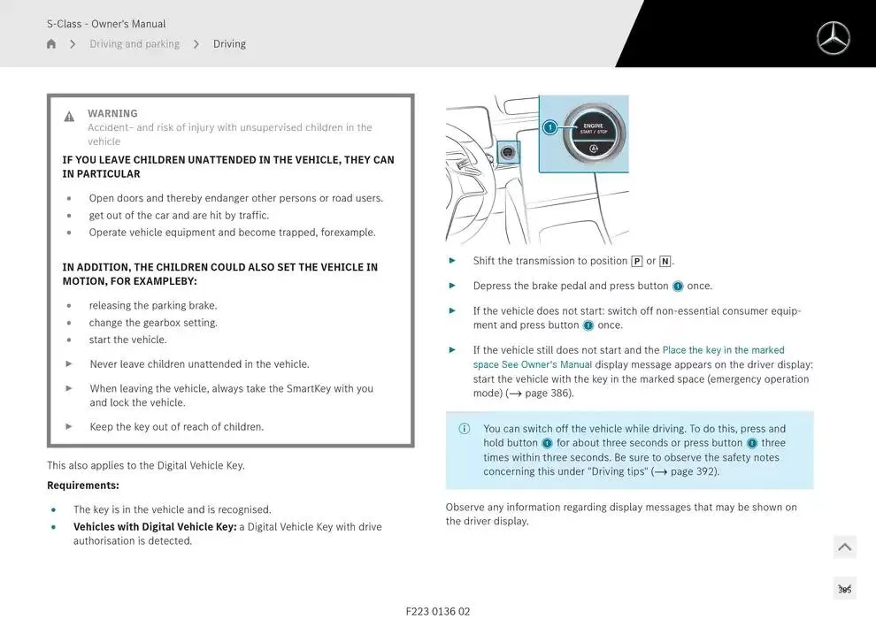 S-Class Saloon Long from 14 January to 30 April 2025 - Offers page 295