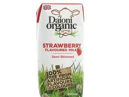 Daioni Organic Strawberry Milk 200ml
