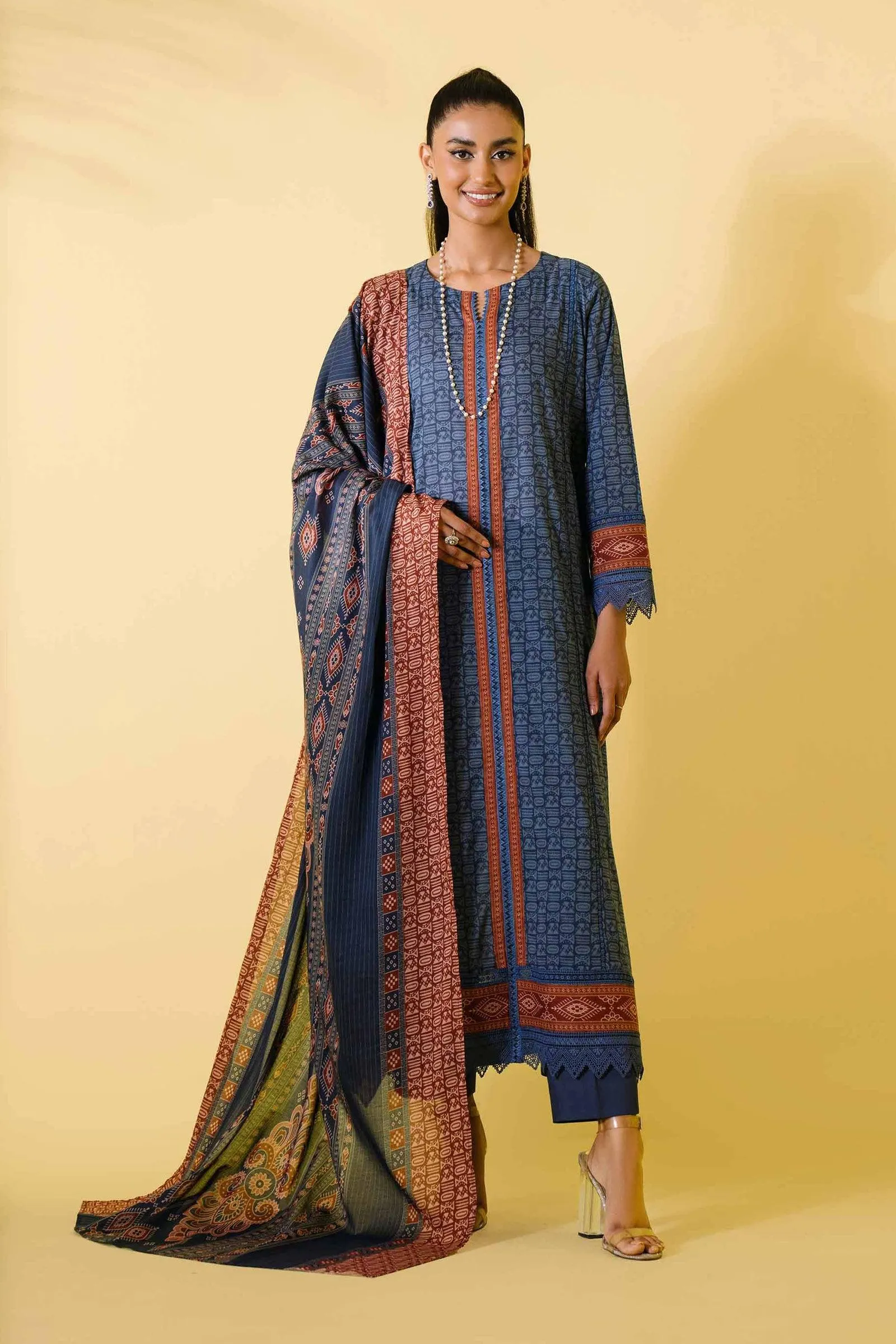 3 Piece - Printed Suit - 42401324