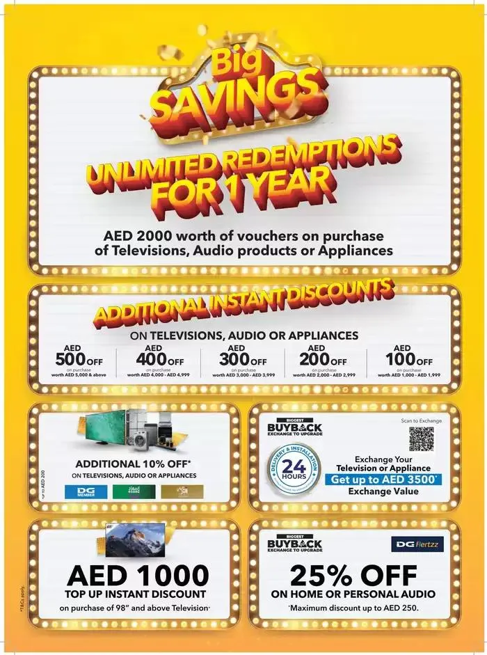 Sharaf DG promotion from 29 December to 12 January 2025 - Offers page 27