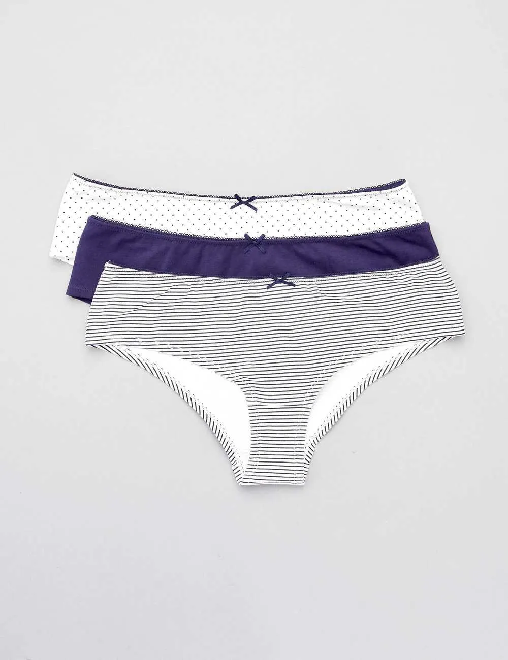 Pack of 3 pairs of eco-design boy shorts
