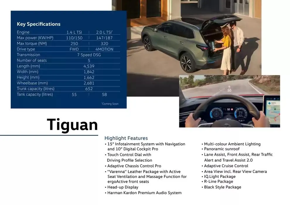 The all-new Tiguan from 4 November to 30 April 2025 - Offers page 2