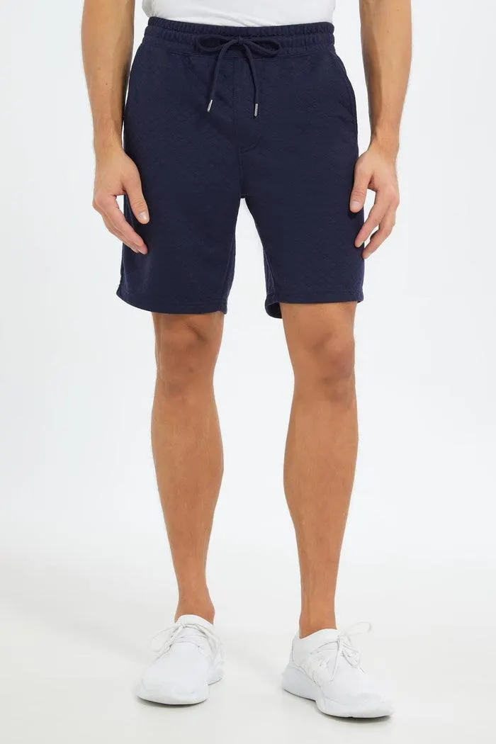 Men Navy Loungewear Short